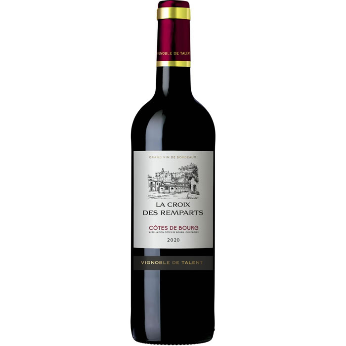 CÔTES DE BOURG La Croix Des Remparts Vin rouge AOP 75 cl