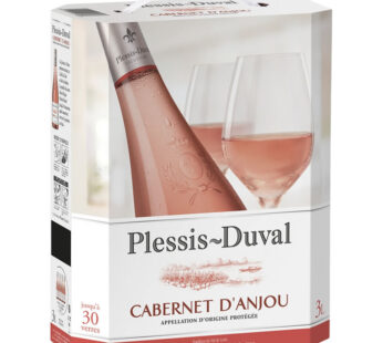 Vin rosé AOP CABERNET D&rsquo;ANJOU Plessis Duval