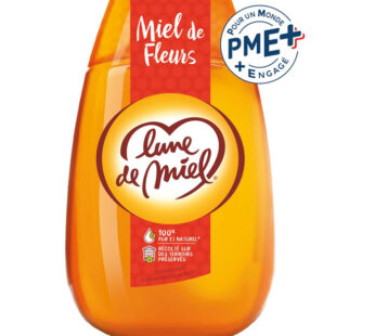 LUNE DE MIEL – Miel liquide de fleurs 500g 500 g