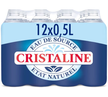 CRISTALINE – Eau de source 12 x 50 cl