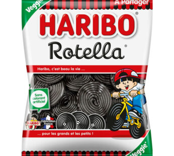 HARIBO Rotella Bonbons gélifiés à la réglisse 300g