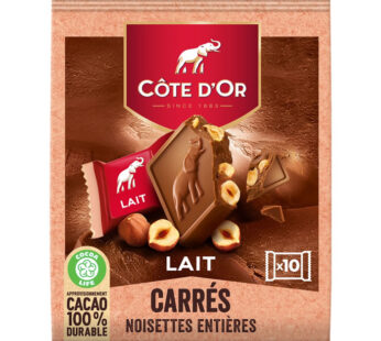 CÔTE D&rsquo;OR – Tablette de chocolat au lait aux noisettes 200g
