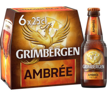 GRIMBERGEN – Bière ambrée Belge 6 x 25 cl