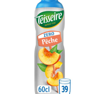 TEISSEIRE – Sirop de pêche sans sucres 60 cl