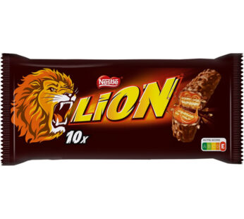 NESTLE Lion Barres chocolatées caramel et céréales 10x42g