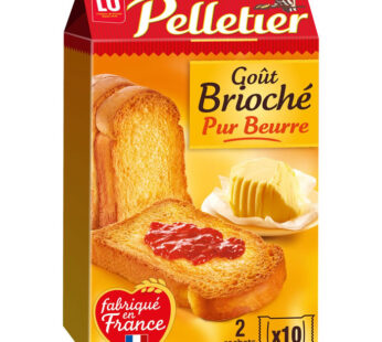 PELLETIER – Biscottes pur beurre briochées 2 x 130 g