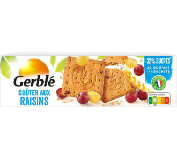 GERBLE – Biscuits aux raisins 360g