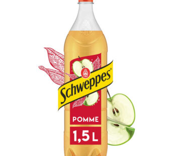 SCHWEPPES – Boisson gazeuse à la pomme 1,5 L