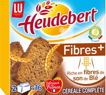HEUDEBERT – Biscottes aux céréales complètes 2 x 140 g