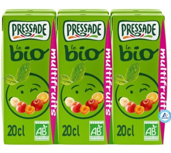 PRESSADE – Briquettes nectar multifruits bio 6 x 20 cl