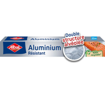 ALBAL Papier aluminium résistant 20 m