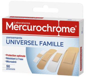 MERCUROCHROME Pansements universel famille x50