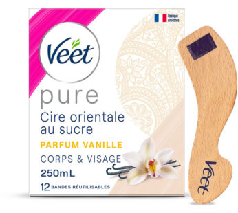 VEET – Cire chaude orientale aux huiles essentielles et vanille 250 ml