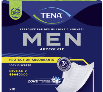 TENA Men Active Fit protections niveau 2 x10