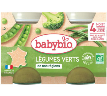 BABYBIO – Légumes verts 2×130 g