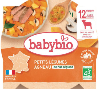 BABYBIO – Navarin de petits légumes et agneau 230 g