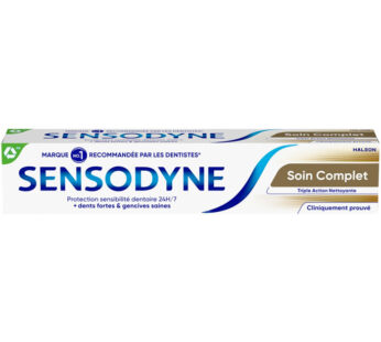 SENSODYNE Soin complet – Dentifrice 75 ml