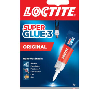 LOCTITE Super Glue 3 Colle forte instantanée (Petit Format)