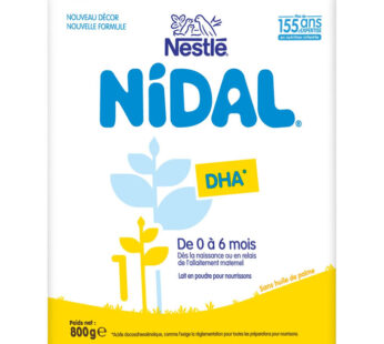 Lait 1er âge en poudre 0/6 mois NESTLE Nidal