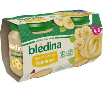 BLEDINA Mon 1er Petit Pot – Banane 2 x 130 g