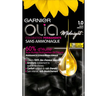 GARNIER Olia – Coloration permanente noir absolu 1.0