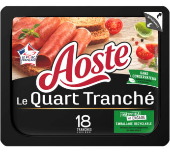 AOSTE Le Quart Tranché – Jambon sec (220 g)