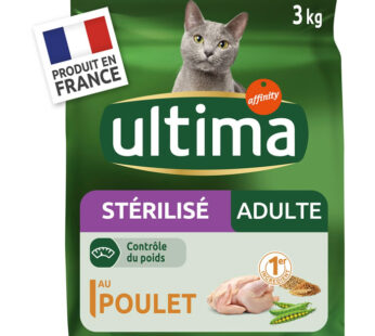 ULTIMA – Croquettes adulte poulet et orge (3 kg)