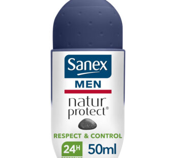 SANEX Men – Déodorant bille homme natur protect pierre d&rsquo;alun 24h 50 ml