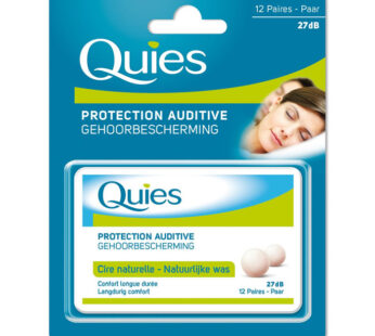 QUIES Protections auditives cire naturelle x12 paires
