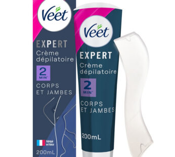 VEET Expert – Crème dépilatoire corps et jambes 200 ml