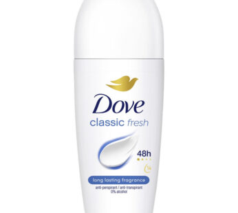 DOVE Classic – Déodorant bille anti-transpirant 48h 50 ml
