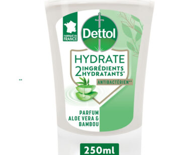 DETTOL No-Touch – Recharge gel lavant liquide mains à l&rsquo;aloé vera 250 ml