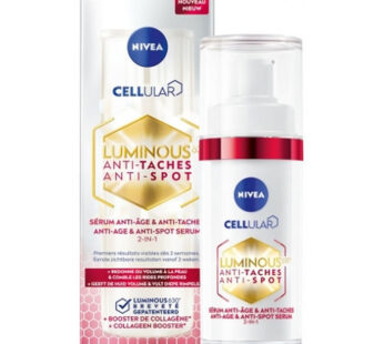 NIVEA Cellular Luminous 360 – Sérum soin anti-âge, anti-tâches visage 30 ml