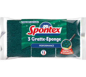SPONTEX Performance Éponges grattantes x3