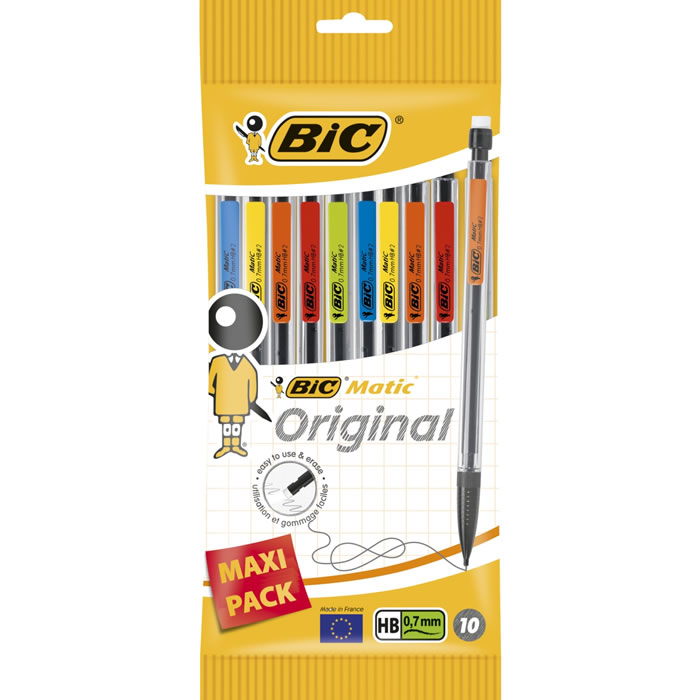 BIC Matic Original - Porte-mines HB 0,7 mm x10