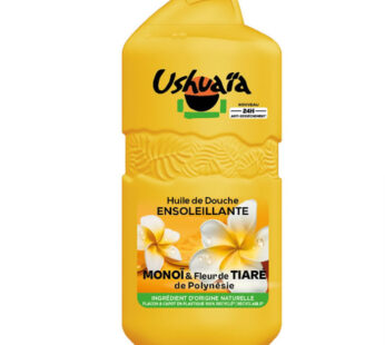 USHUAIA – Gel douche au monoï et fleur de tiaré de Polynésie 280 ml