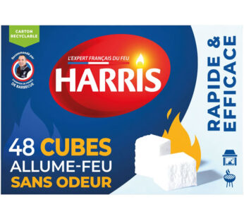 HARRIS Cubes allume‑feu sans odeur (48 cubes)