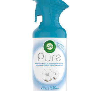 AIR WICK Pure Désodorisant spray anti-odeurs douceur de coton