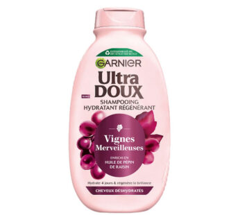 GARNIER Ultra Doux – Shampoing à l’huile de pépin de raisin 250 ml