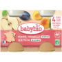 BABYBIO - Mirabelle pomme 2 x 130 g