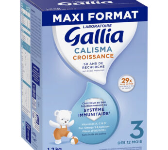 GALLIA Calisma – Lait de croissance en poudre 12/36 mois 2x600g