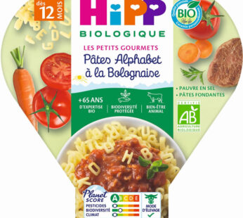 HIPP – Pâtes alphabet à la bolognaise bio 230 g