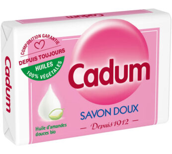 CADUM – Savon solide à l&rsquo;huile d&rsquo;amandes douces 1 savon