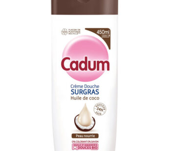 CADUM Surgras – Crème douche à l&rsquo;huile de coco 450 ml