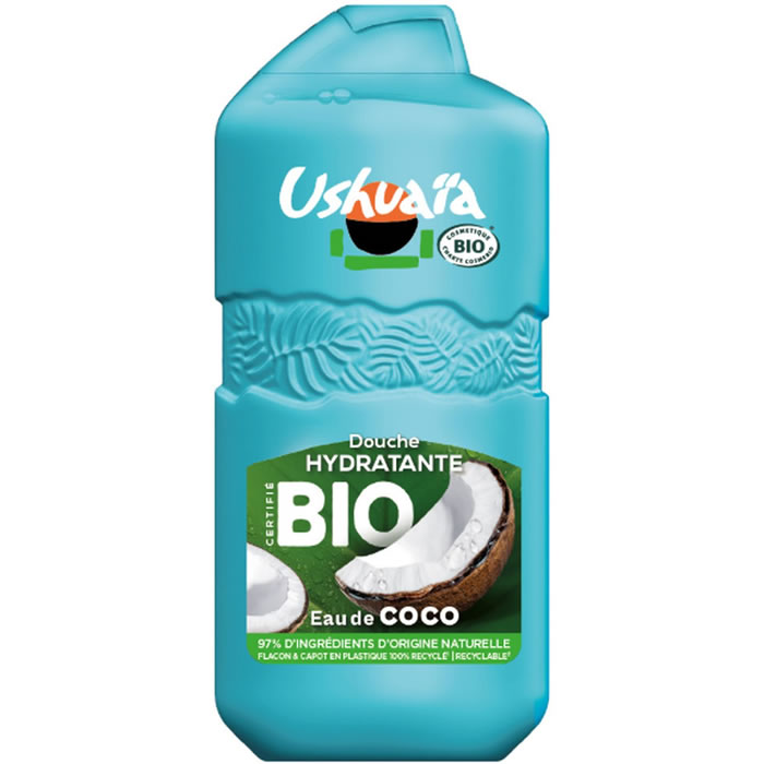 USHUAIA Hydratant - Gel douche à l'eau de coco bio 280 ml