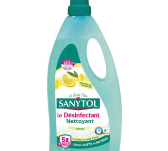 SANYTOL Nettoyant ménager désinfectant au citron 1 L