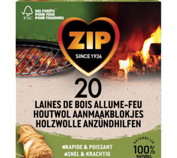 ZIP Laines de bois allume-feu
