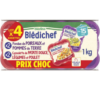 BLEDINA Blédichef – Écrasé de pommes de terre et choux-fleurs 250 g