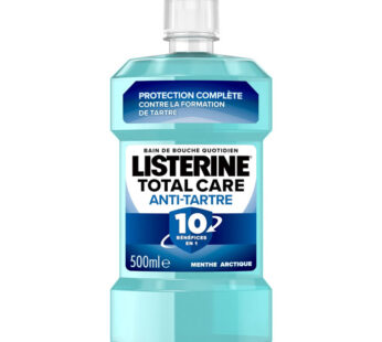 LISTERINE Anti-Tartre – Bain de bouche menthe arctique 500 ml
