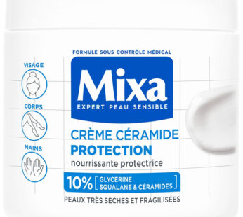 MIXA Expert – Crème céramide protectrice corps, visage et mains 400 ml